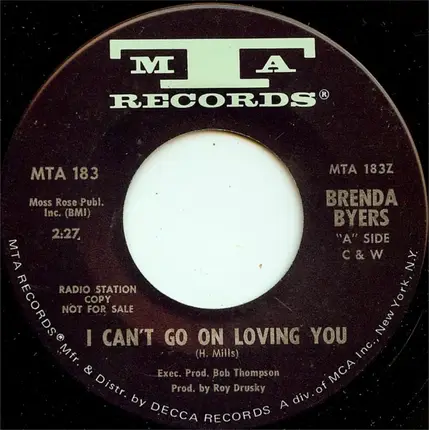 Brenda Byers - Photographs / I Can't Go On Living