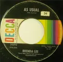 7'' - Brenda Lee - As Usual