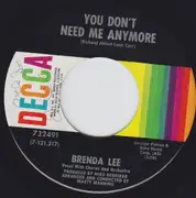 7'' - Brenda Lee - Bring Me Sunshine