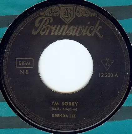 Brenda Lee - I'm Sorry