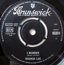 7'' - Brenda Lee - I Wonder