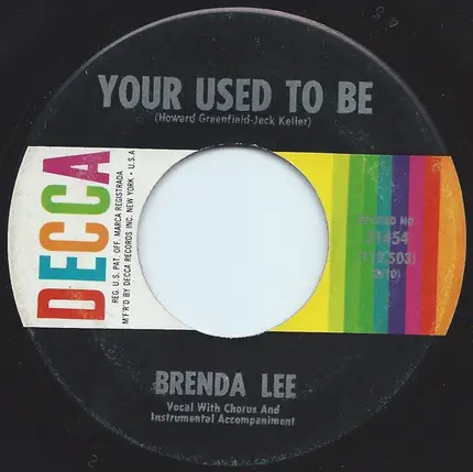 Brenda Lee - She'll Never Know / Your Used To Be