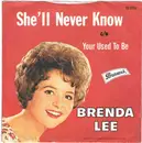 7'' - Brenda Lee - She'll Never Know / Your Used To Be