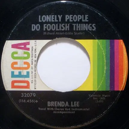 Brenda Lee - Ride, Ride, Ride