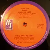 Herb Rooney - I Who Have Nothing