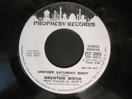 Brenton Wood - Another Saturday Night
