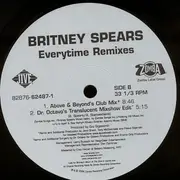 12inch Vinyl Single - Britney Spears - Everytime (The Remixes)