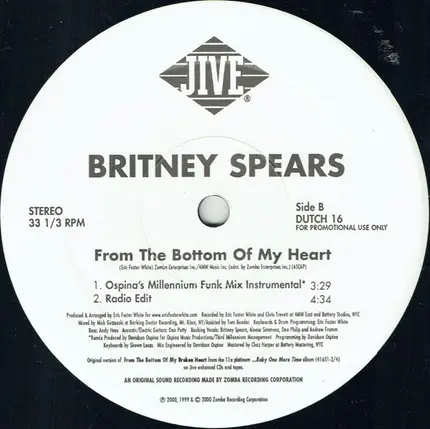 Britney Spears - From The Bottom Of My Broken Heart (Crossover Remixes)