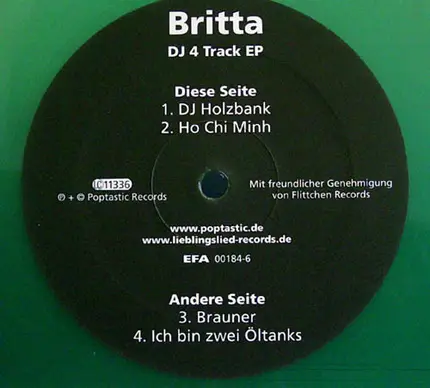 Britta - DJ 4 Track EP