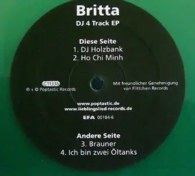Britta - DJ 4 Track EP