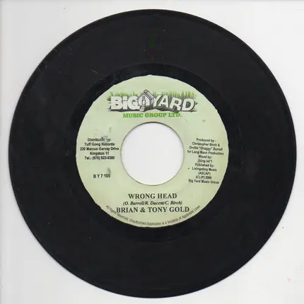 Brian & Tony Gold - Wrong Head