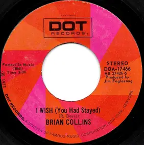 Brian Collins - I wish (You had stayed)