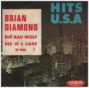 7inch Vinyl Single - Brian Diamond and The Cutters - Big Bad Wolf / See If I Care