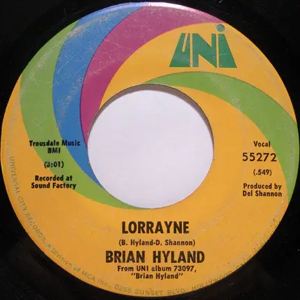 Brian Hyland - Lonely Teardrops