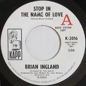 Brian Ingland - Stop In The Name Of Love / Crashing In The Middle Of The Night