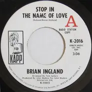 Brian Ingland - Stop In The Name Of Love / Crashing In The Middle Of The Night