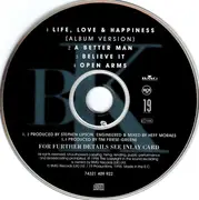 CD Single - Brian Kennedy - Life, Love & Happiness