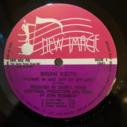 Brian Keith - Runnin' In And Out Of My Life