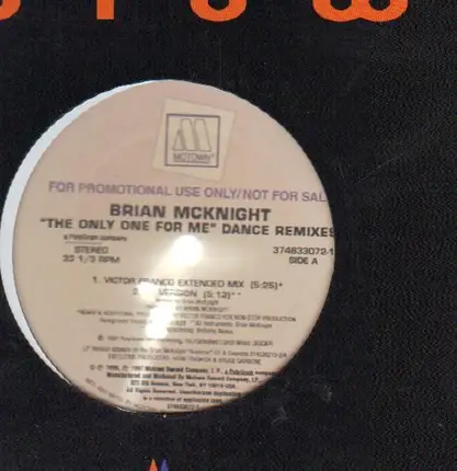 Brian McKnight - The Only One For Me (Dance Remixes)