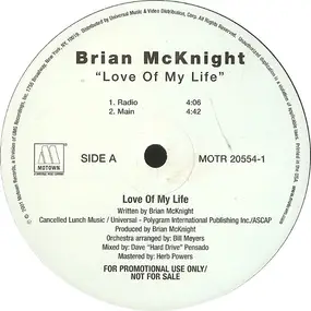 Brian McKnight - Love Of My Life