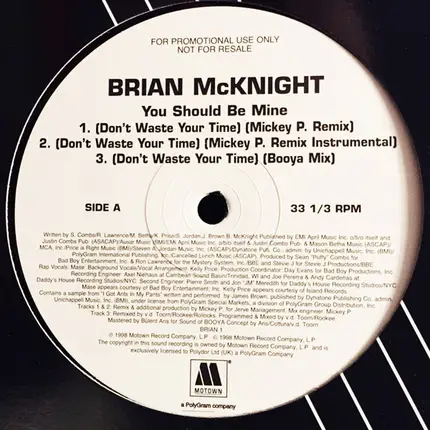 Brian McKnight - You Should Be Mine (Don't Waste Your Time)