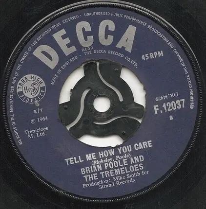 Brian Poole & The Tremeloes - Three Bells