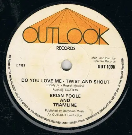 Brian Poole And Tramline - Do You Love Me - Twist And Shout / Time And Tide