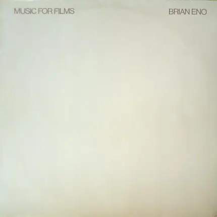 Brian Eno - Music for Films