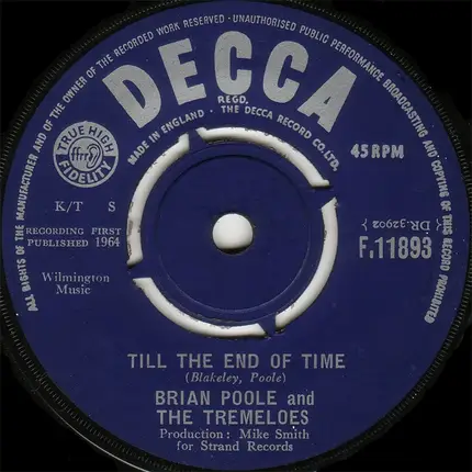 Brian Poole & The Tremeloes - Someone, Someone