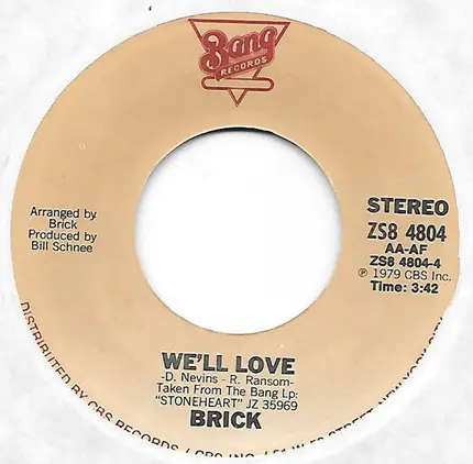 Brick - Dancin' Man / We'll Love