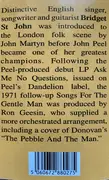 LP - Bridget St. John - Songs For The Gentle Man - 180g, Gatefold