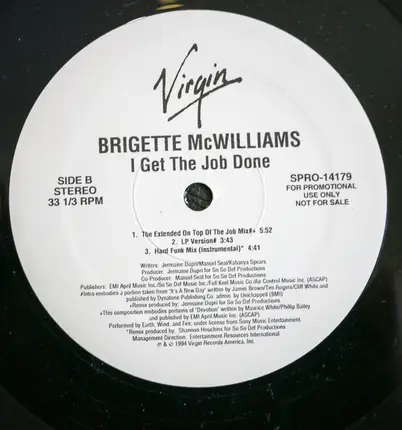 Brigette McWilliams - I Get The Job Done