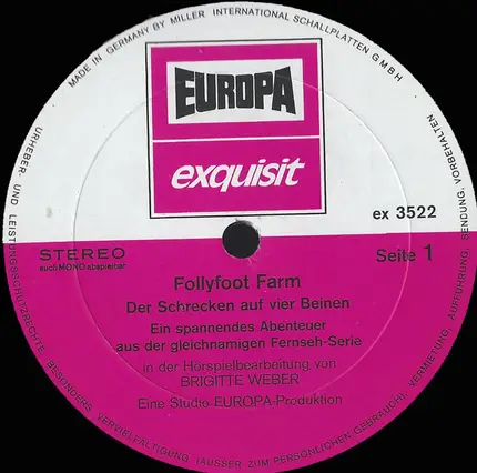 Brigitte Weber - Follyfoot Farm