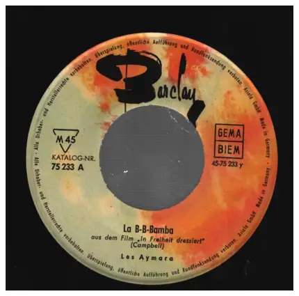 Brigitte Bardot , Les Aymara - Sidonie / La B-B-Bamba