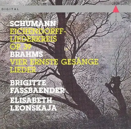 Schumann / Brahms - Schumann Eichendorff-Liederkreis Op. 39, Brahms Vier Ernste Gesänge, Lieder