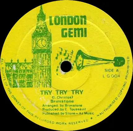 Brimstone - Try Try Try / The Winner