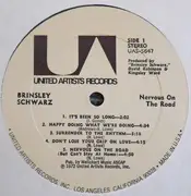 LP - Brinsley Schwarz - Nervous On The Road - All Disc Pressing