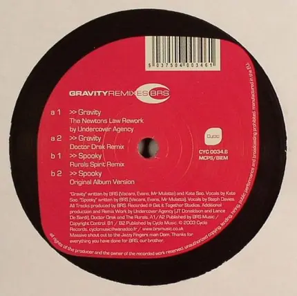 Brs - Gravity (Remixes)