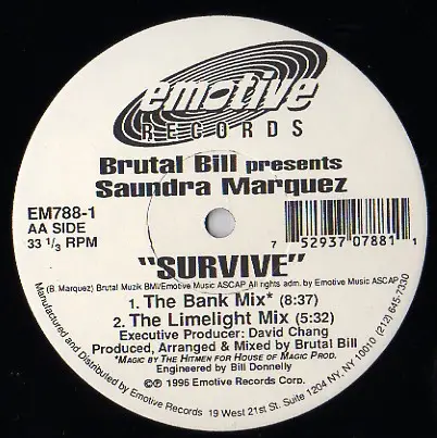 Brutal Bill Presents Saundra Marquez - Survive