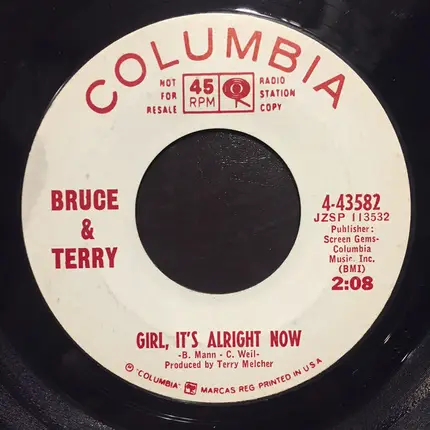 Bruce & Terry - Girl, It's Alright Now