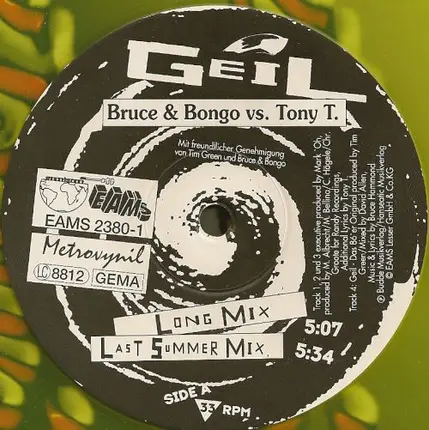 Bruce & Bongo Vs. Tony T - Geil