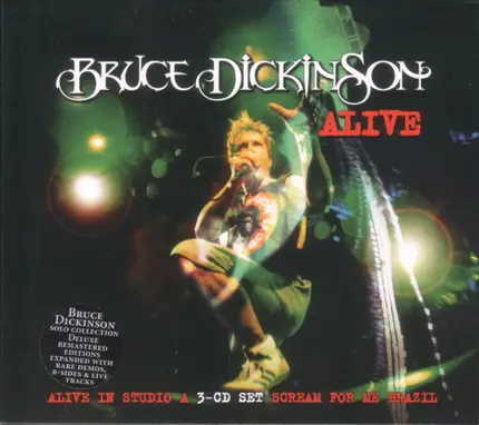 Bruce Dickinson - Alive 3-CD Set (Alive In Studio A / Scream For Me Brazil)