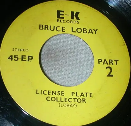 Bruce Lobay - License Plate Collector