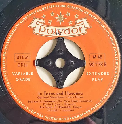 Bruce Low , Die Colorados , Gerhard Wendland , Stan Oliver - In Texas Und Havanna