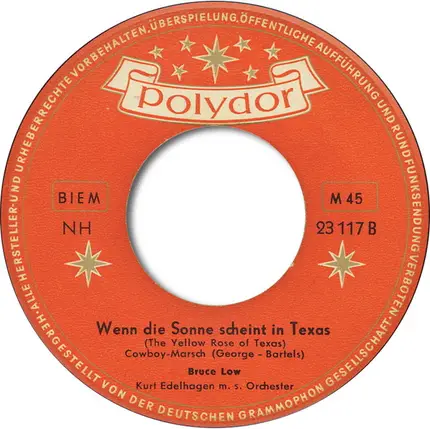 Bruce Low - Golden Jimmy / Wenn Die Sonne Scheint In Texas