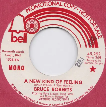 Bruce Roberts - A New Kind Of Feeling