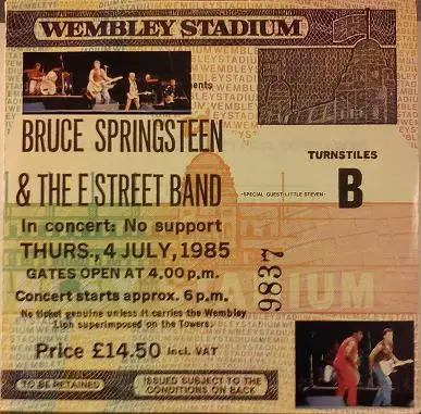 Bruce Springsteen & The E-Street Band - Wembley Stadium