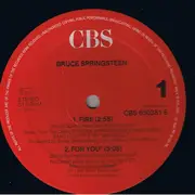 12'' - Bruce Springsteen & The E-Street Band - Fire / For You