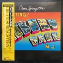 LP - Bruce Springsteen - Greetings From Asbury Park, N.J. - Gimmick Sleeve / Yellow OBI + Inlay