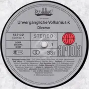 LP - Brüder Rehm , Wegscheider Sängerinnen , Alfons Bauer Mit Seiner Klarinettenmusi - Unvergängliche Volksmusik